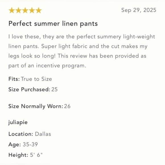 NWT Size 32 Tall -The Colette Linen blend Full Length Wide Leg Pants (US$ 148) - Picture 13 of 15